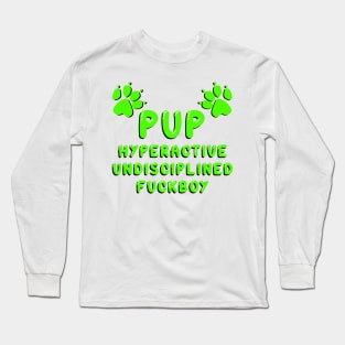 PUP - DEFINED GREEN Long Sleeve T-Shirt